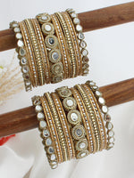 Himadri Bangle Set / Stack-Gold