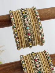 Ishwari Bangle Set / Stack-Multicolor