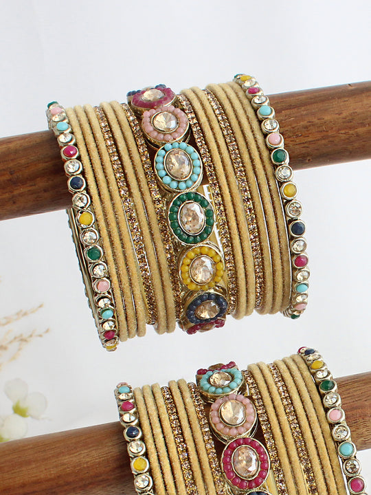 Marisha Bangle Set / Stack-Multicolor