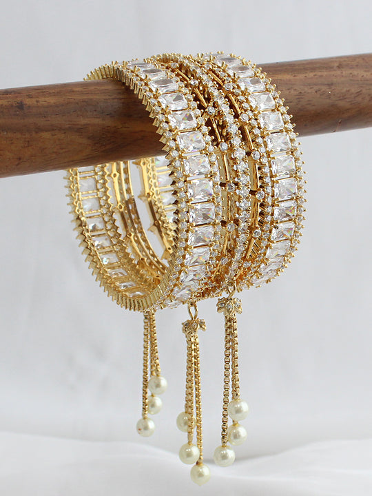 Eshal Bangle Set / Stack-Gold