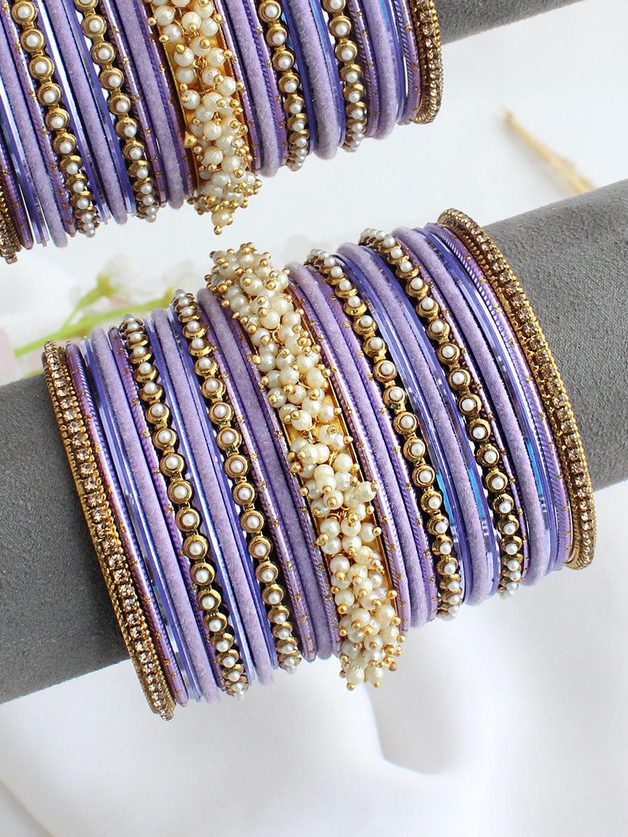 Rashmita Bangle set-Lavender