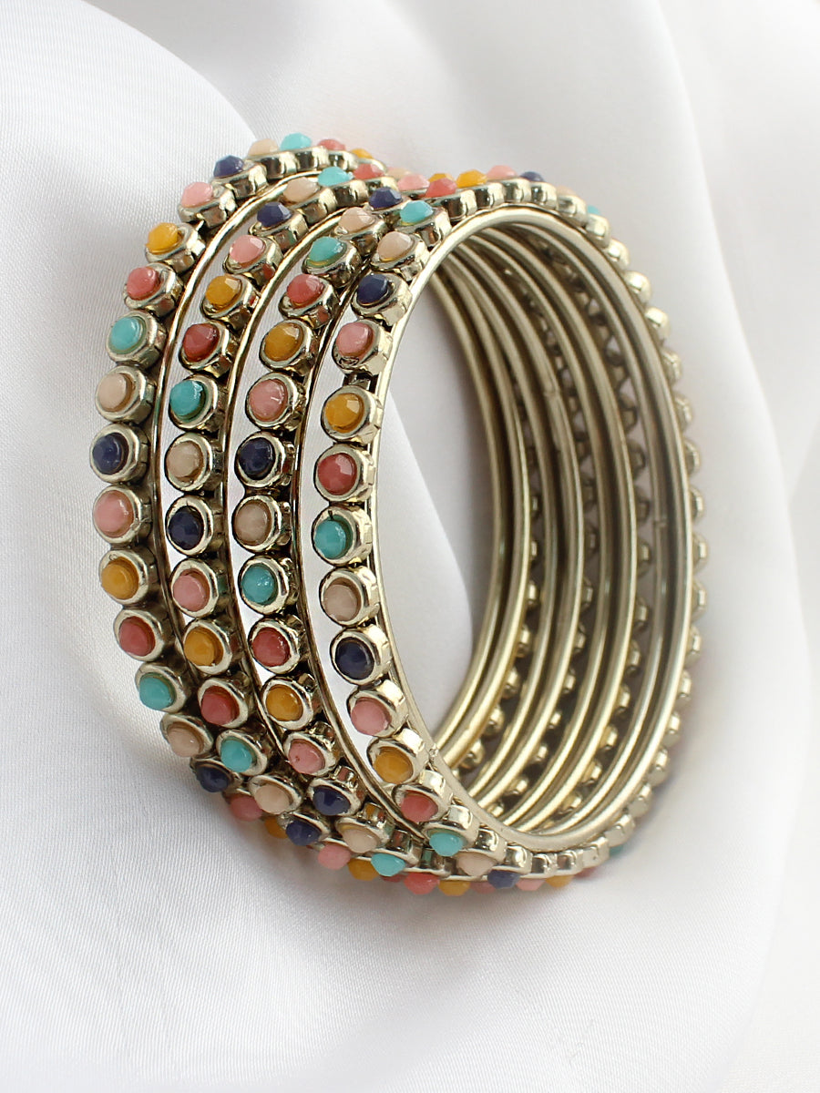 Unnati Bangle Set-Multicolor