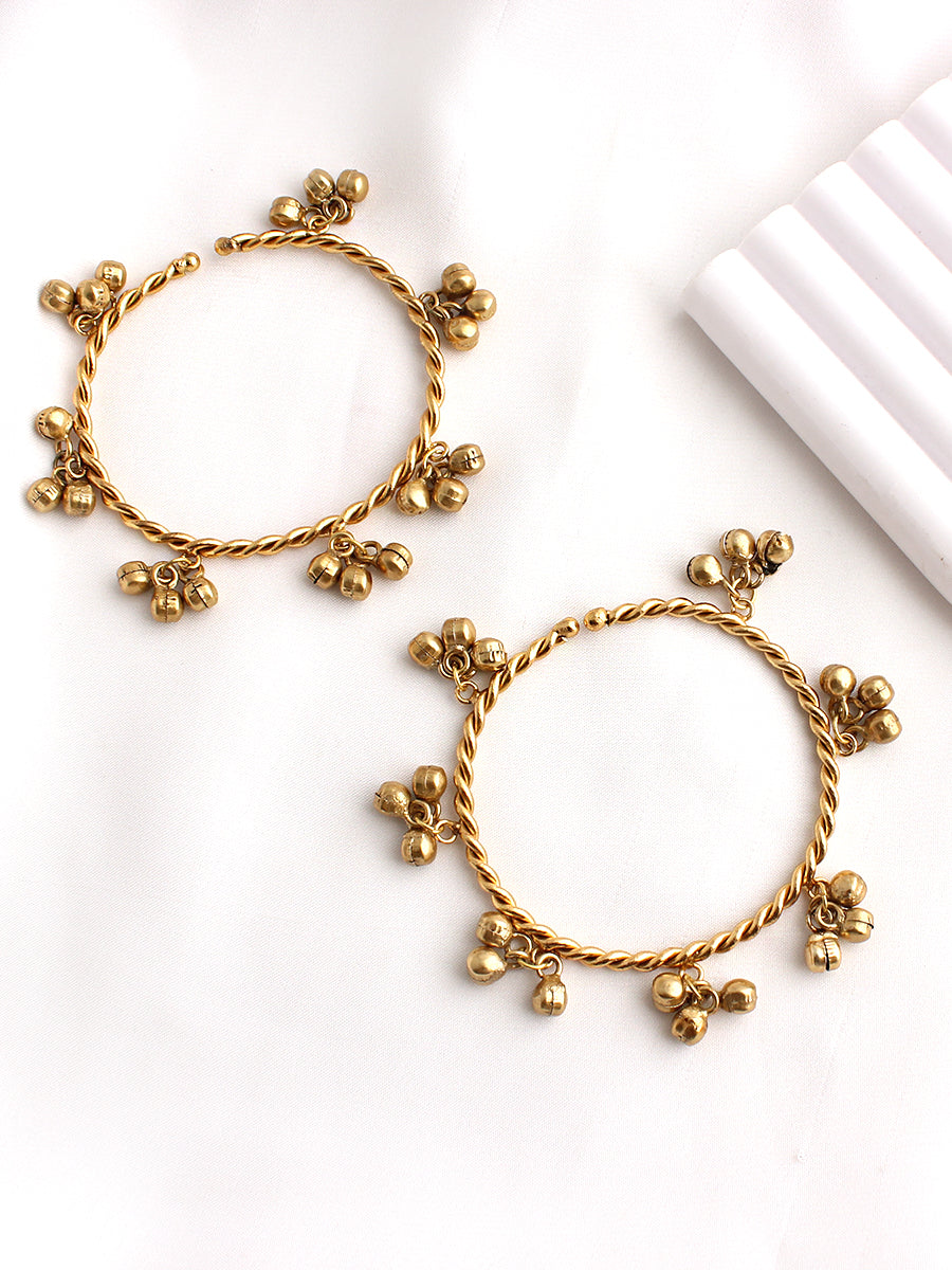 Arnika Bangle Set-Gold