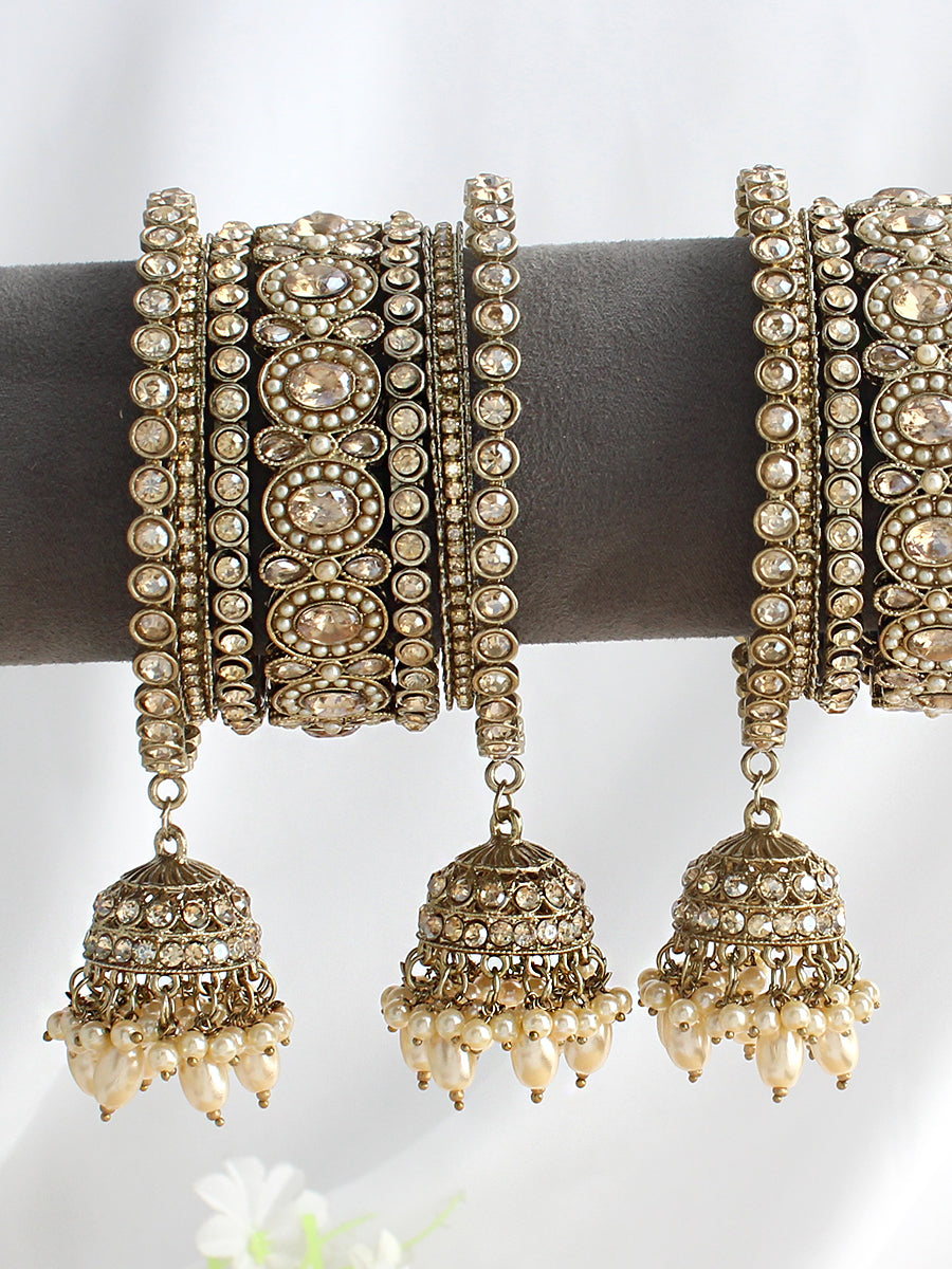 Mansi Bangle Set / Stack-Gold
