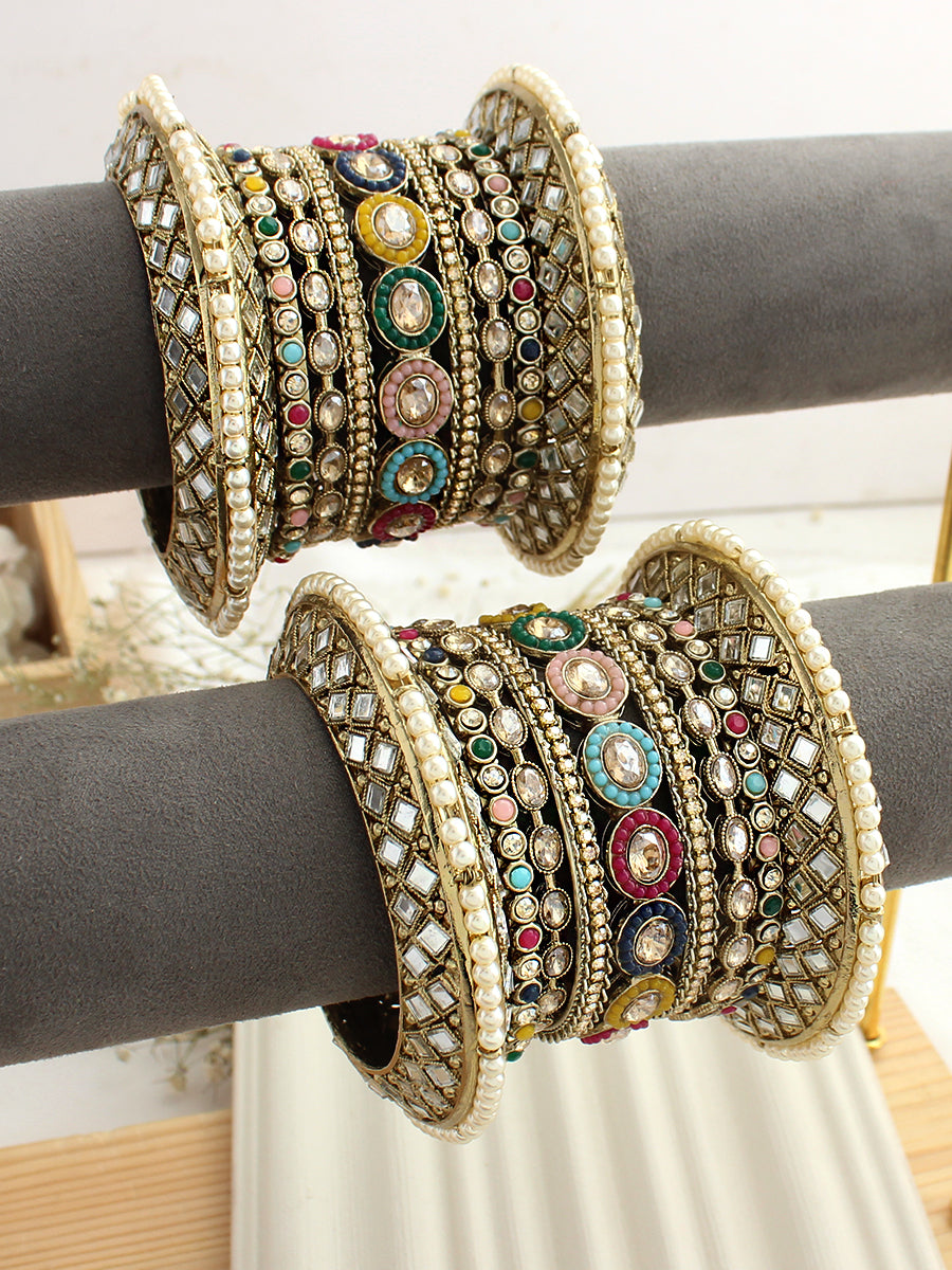 Ivana Bangle Set / Stack-Multicolor