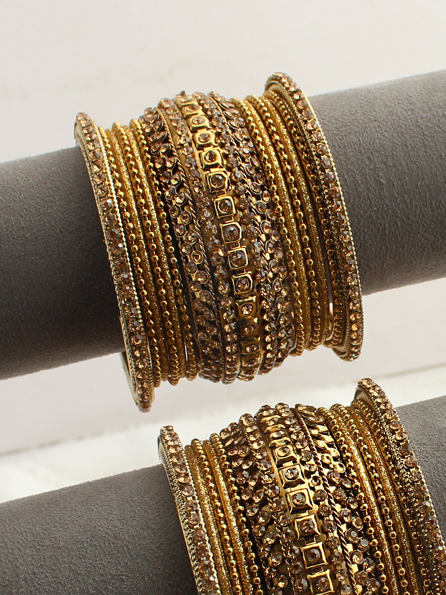 Charu Bangle Set / Stack-Gold