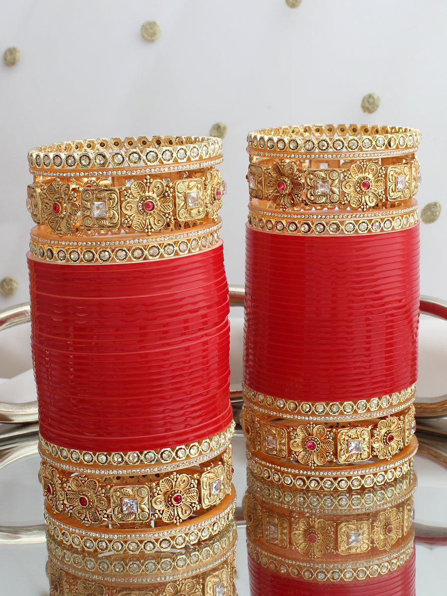 Meera Bridal Choora Bangle Set