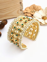 Nabhya Cuff Bangle / Bracelet-Gold