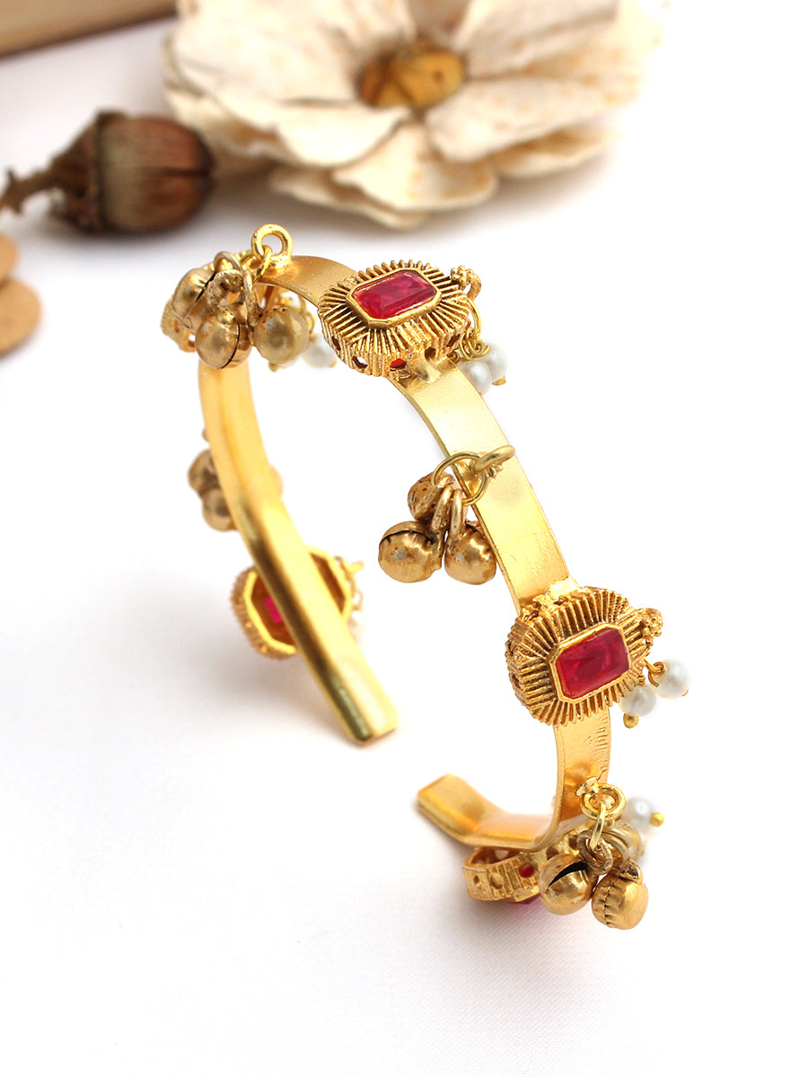 Yamika Bangle / Bracelet-Maroon