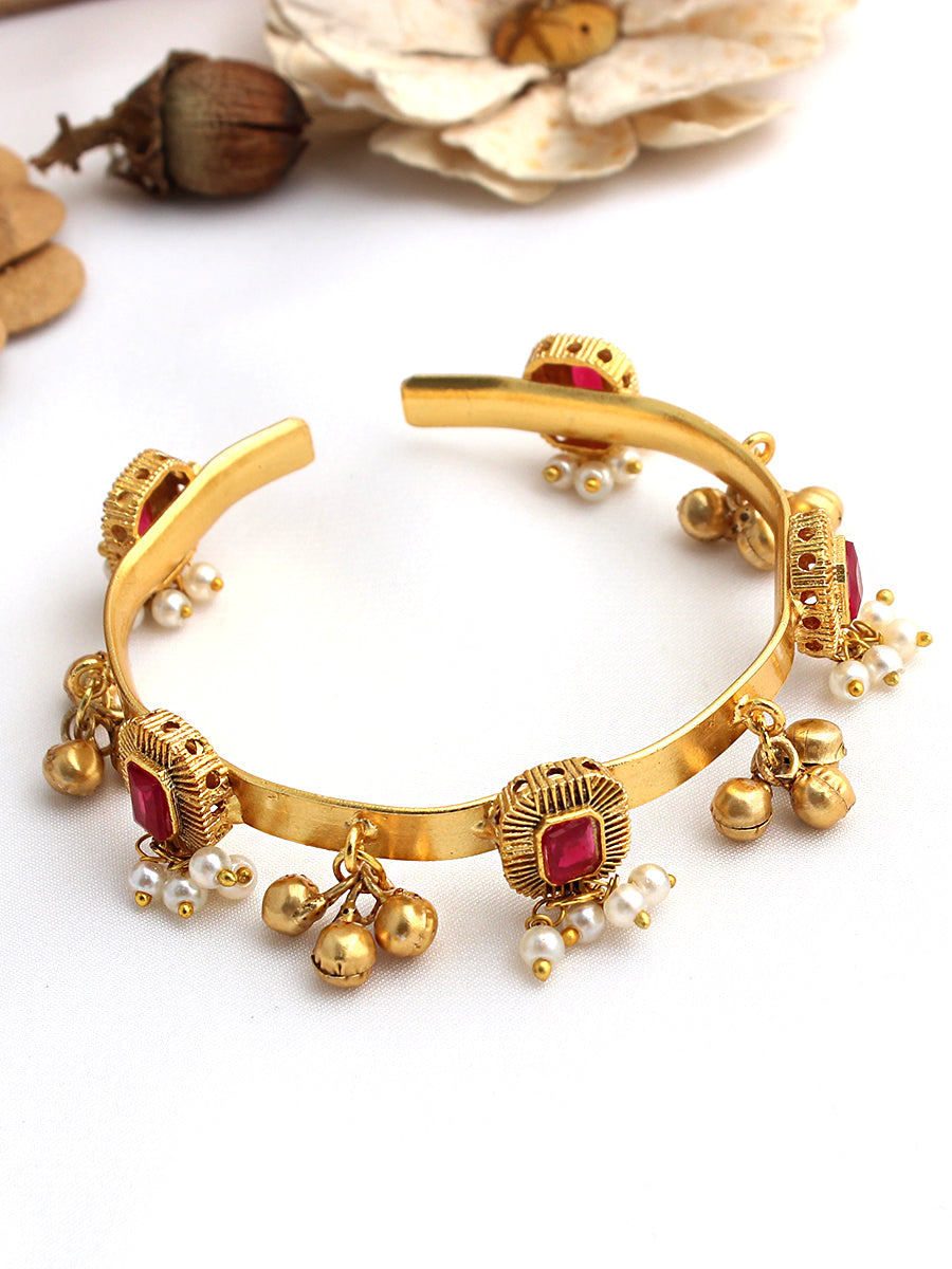 Yamika Bangle / Bracelet-Maroon