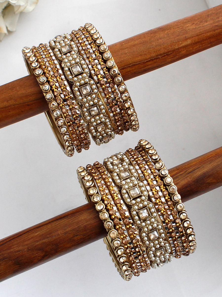 Karuna Bangle Set / Stack-Gold