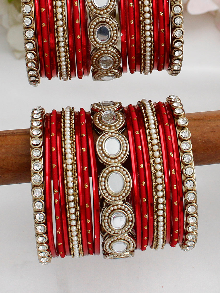 Fatimah Bangle Set / Stack-Red