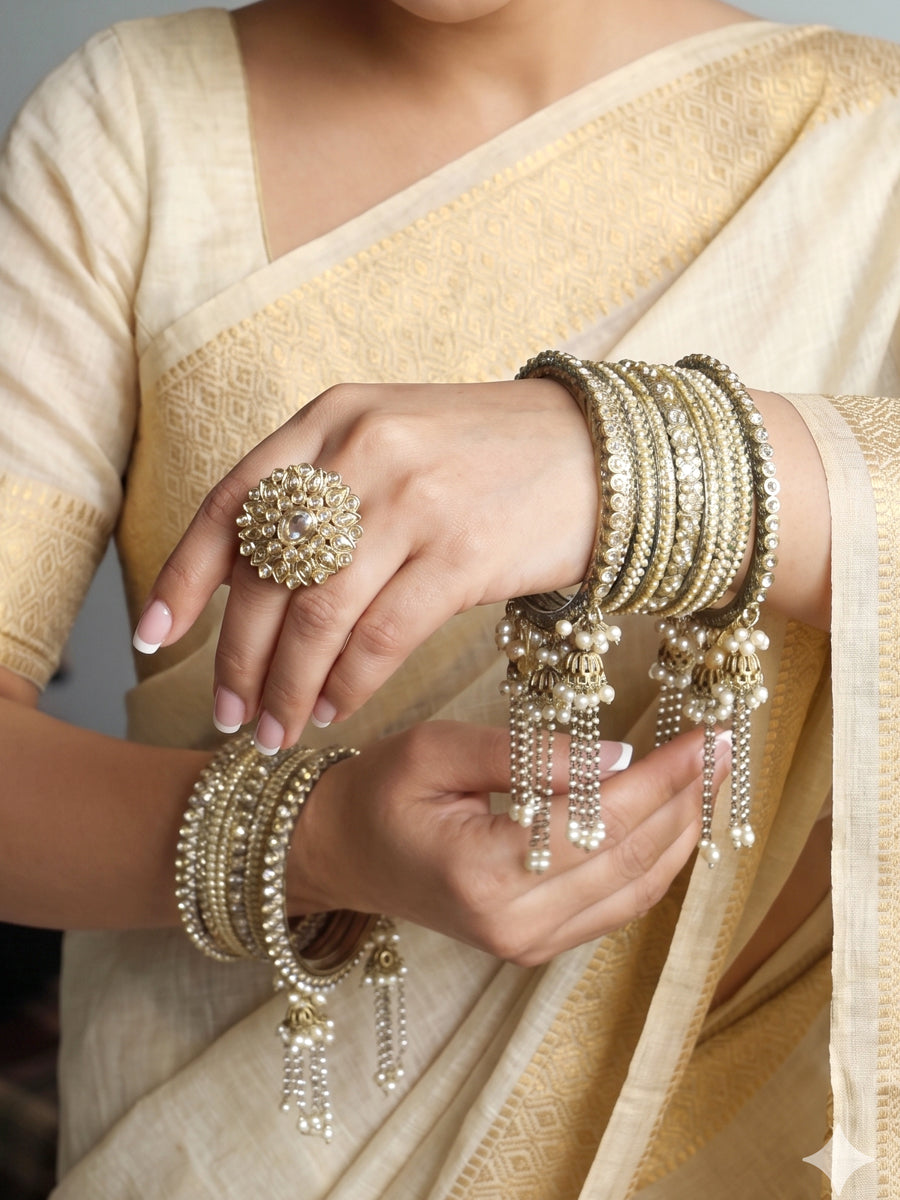 Ziana Bangle Set / Stack-Gold