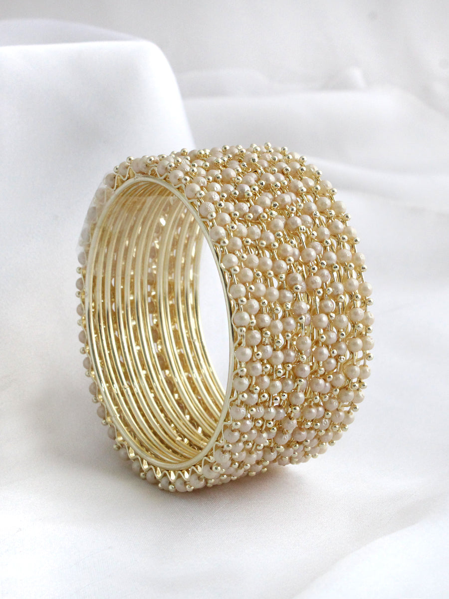 Urvi Bangle Set-Gold