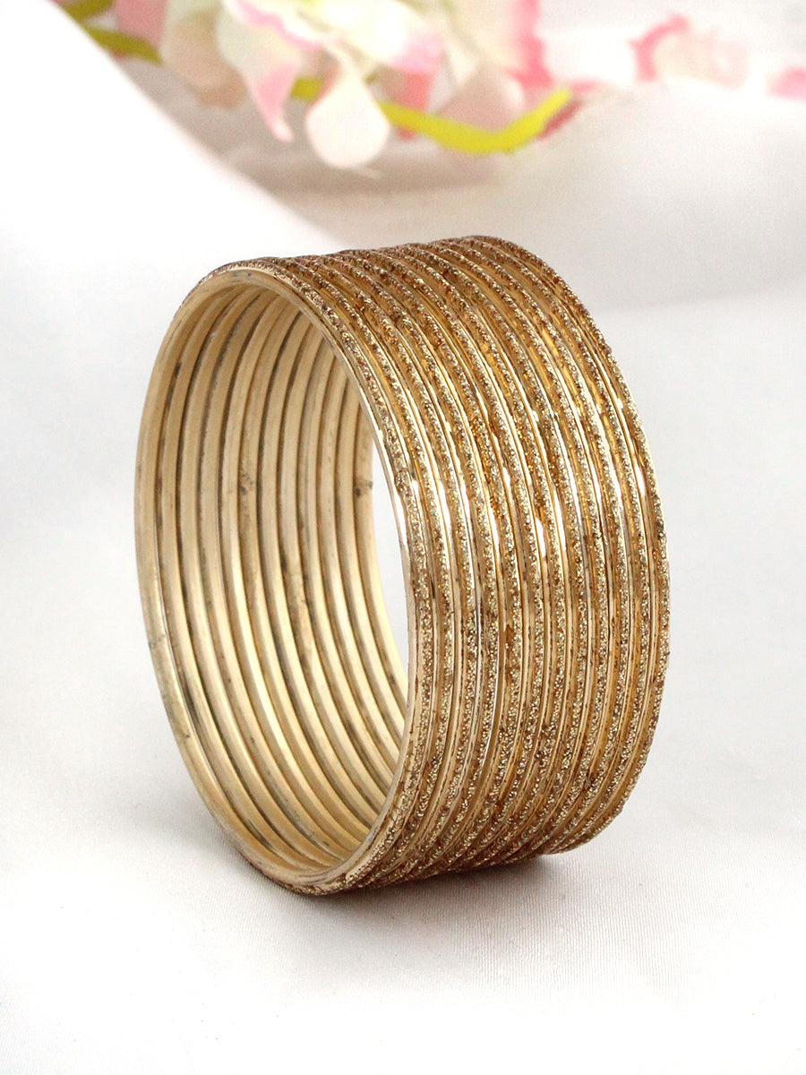 Pia Bangle Set-Gold