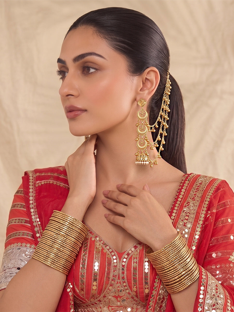 Yana Bangle Set-Gold