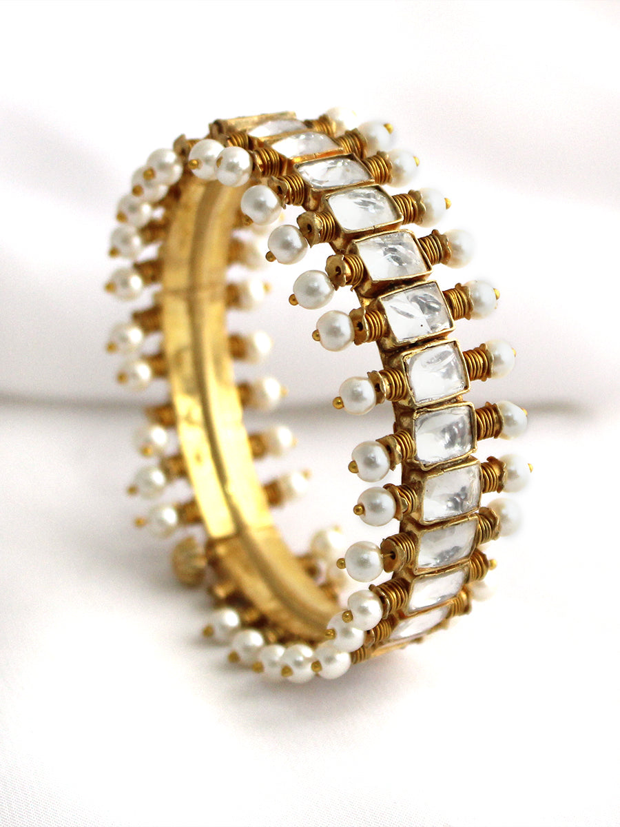 Pallavi Kundan Bangle-Gold