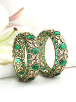 Pragati Bangle Set-Green
