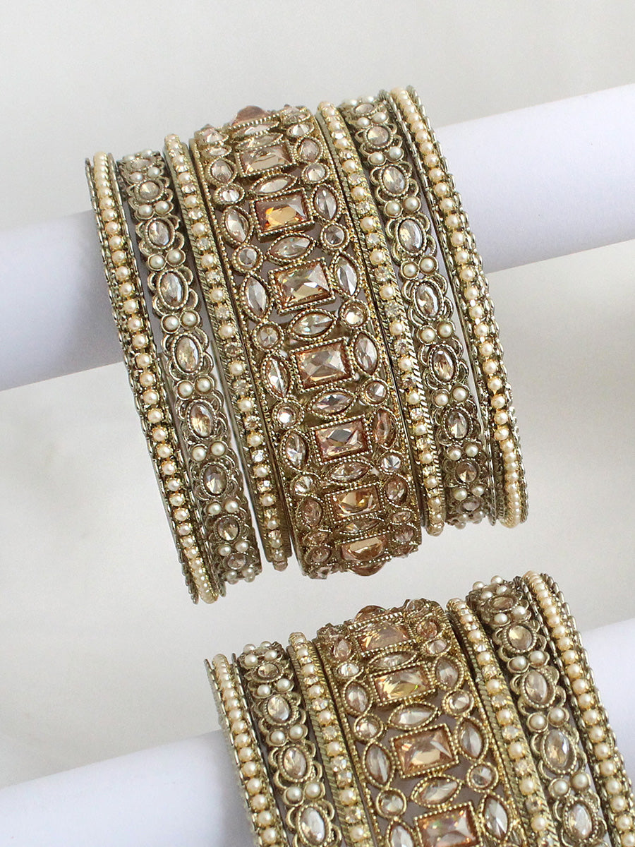 Mahira Bangle Set / Stack-Gold