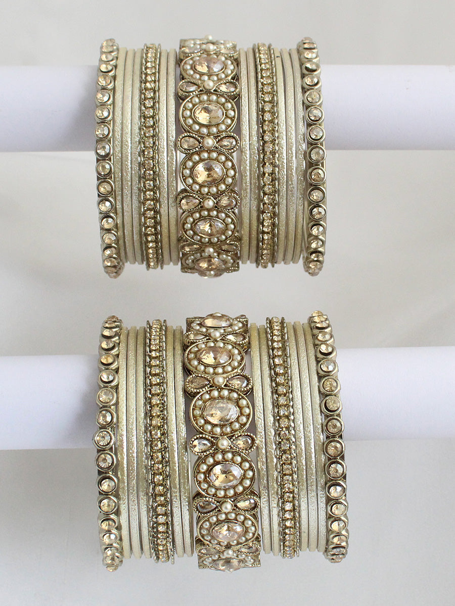 Risha Bangle Set / Stack-Gold