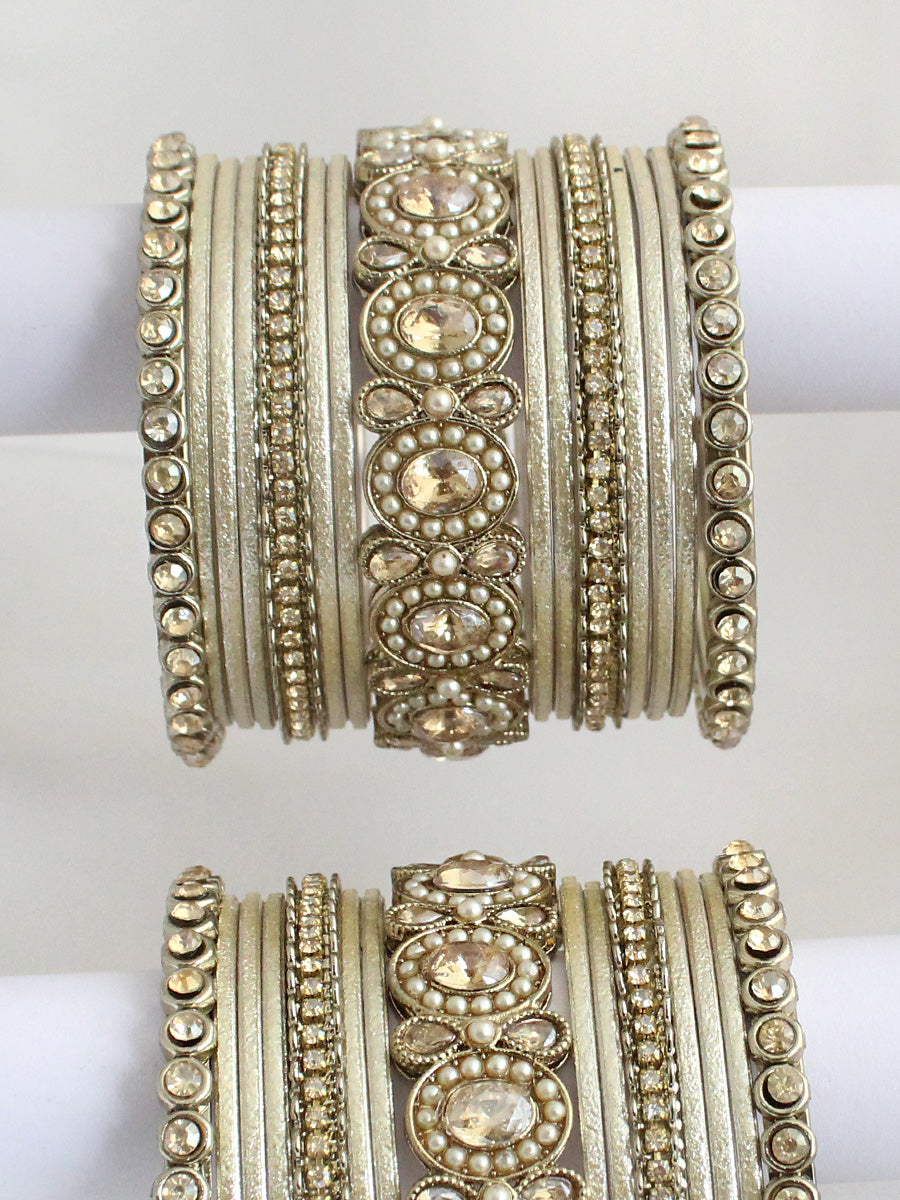 Risha Bangle Set / Stack-Gold