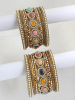 Ritvi Bangle Set / Stack-Multicolor