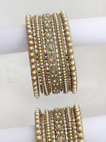 Vrinda Bangle Set / Stack-Gold