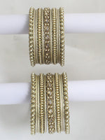 Tanisha Bangle Set / Stack-Gold