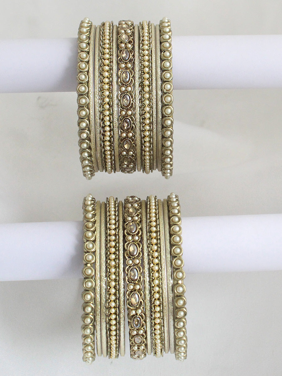 Tanisha Bangle Set / Stack-Gold