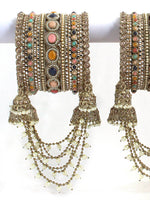 Anandi Bangle Set / Stack-Multicolor