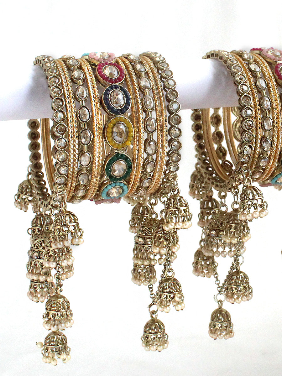 Mrigna Bangle Set / Stack-Multicolor