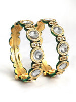 Vedika Bangle Set-White