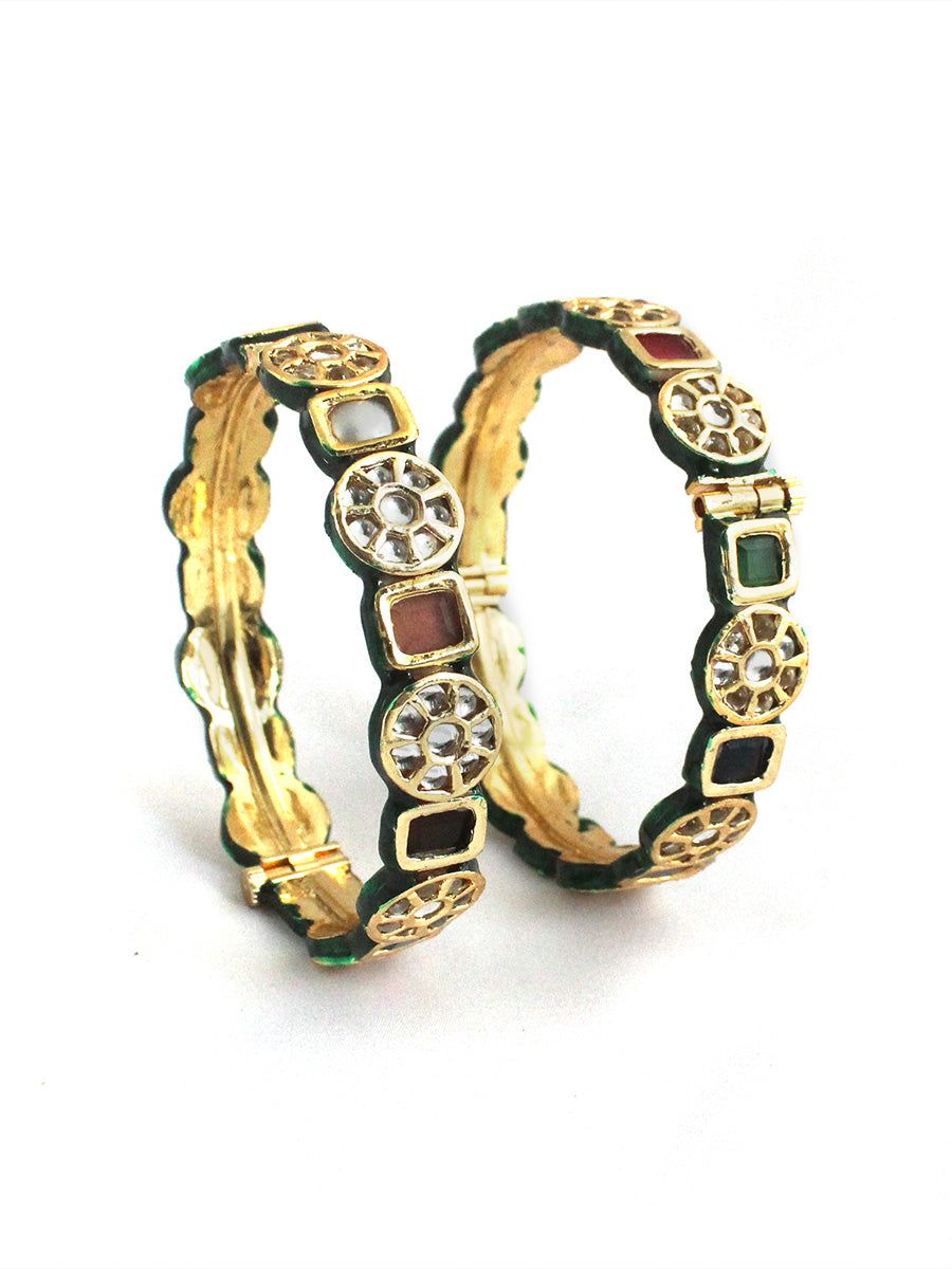 Drisha Bangle Set-Multicolor