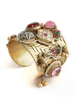 Saanjh Cuff Bangle Bracelet-Multicolor