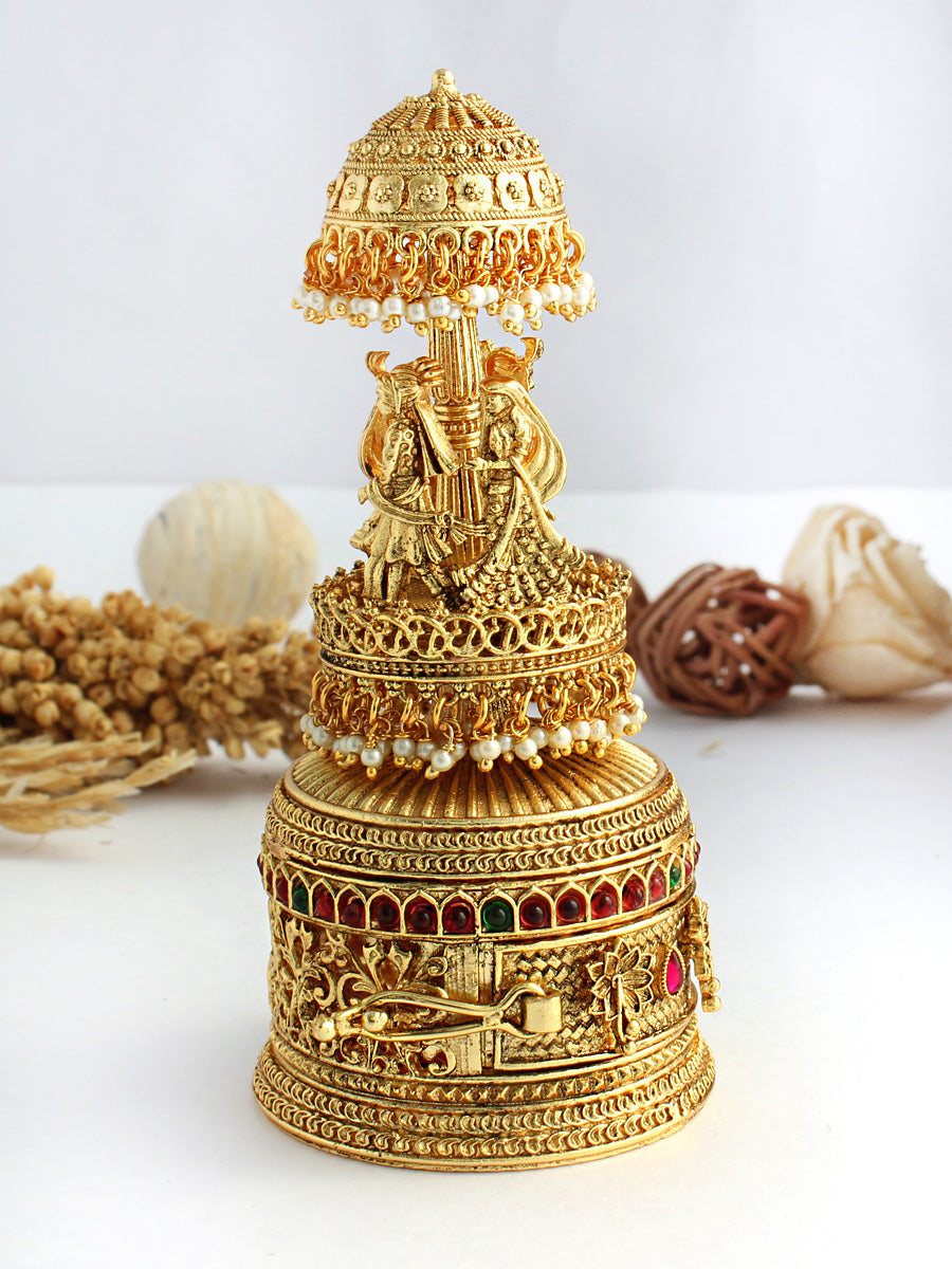 Beautiful Handcrafted Saat Phere Trinket / Kumkum Box
