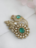 Vintage Inspired Parrot Motif Broach / Brooch-Mint Green