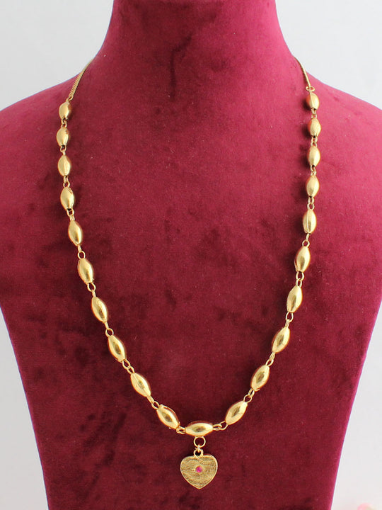 Kavya Long Chain-Gold