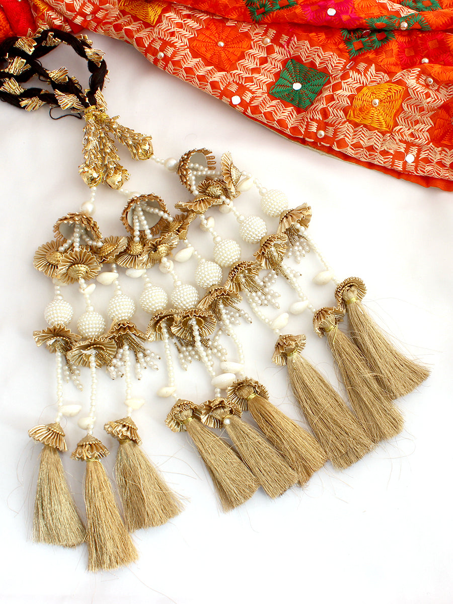 Ashnoor Paranda / Parandi Hair  Accessories - Gold
