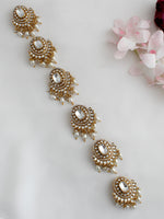 Nabhya Braid Pin Set-Gold