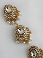 Nabhya Braid Pin Set-Gold