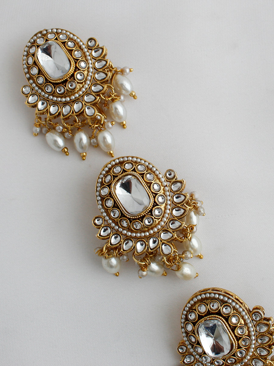 Nabhya Braid Pin Set-Gold