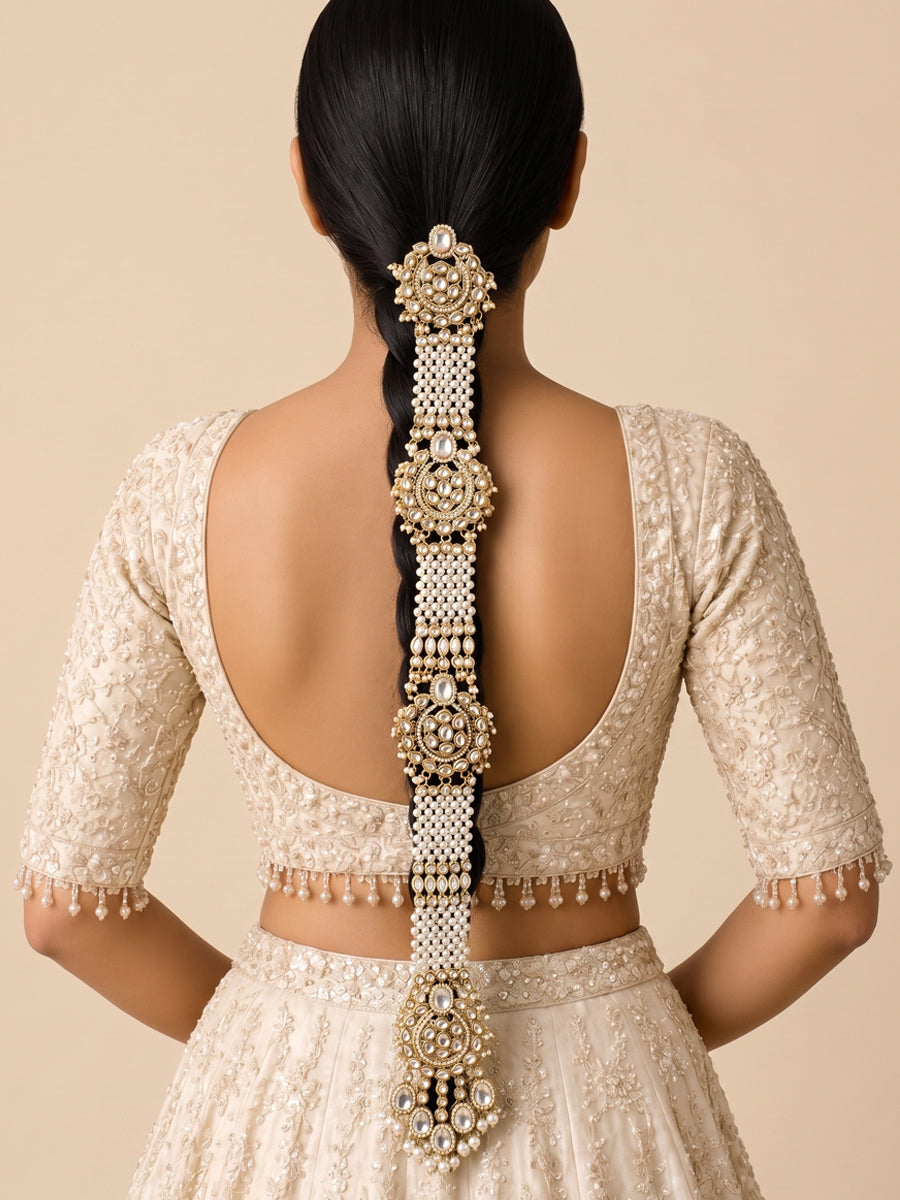 Madhubala Hair Accessory / Choti-Gold