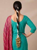 Seerat Paranda Gold Tassel Parandi for South Asian Brides-Gold