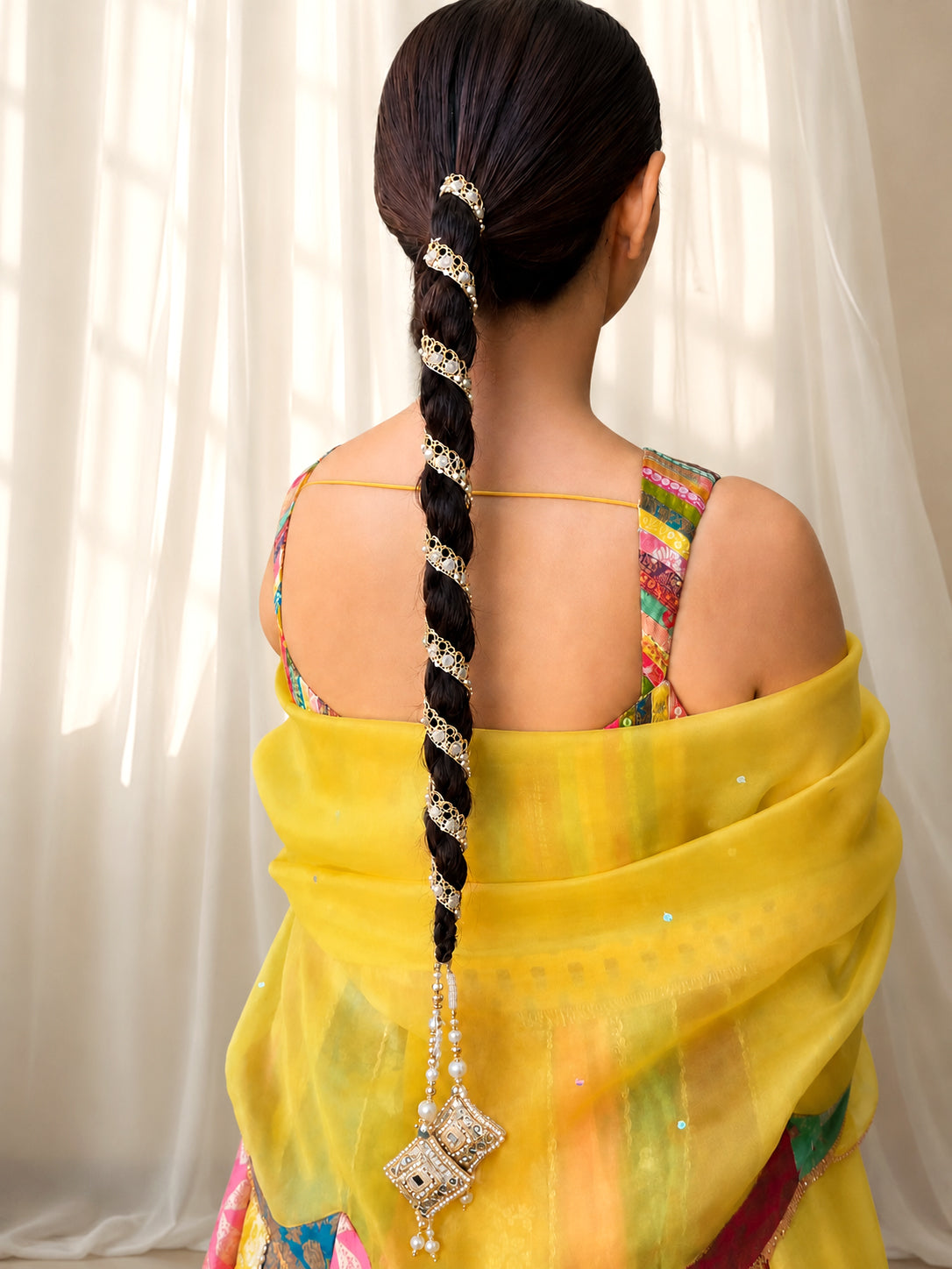 Harseerat Wrap Parandi Paranda Punjabi Parandi for Bridal & Festive Wear