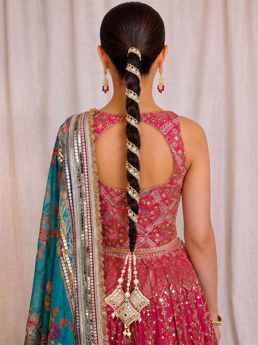 Takshi Wrap Parandi Paranda Punjabi Parandi for Bridal & Festive Wear