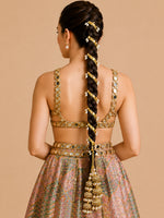 Nirvi Wrap Paranda / Parandi-Gold