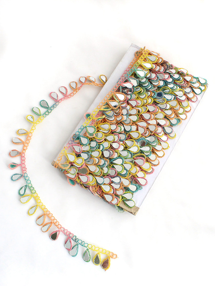 Rhea Mirror Decorative Hair Plait Lace-Multi