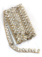 Rhea Mirror Decorative Hair Plait Lace-Gold