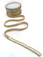 Savira Sequin Decorative Hair Plait Lace-Antique Gold