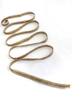 Savira Sequin Decorative Hair Plait Lace-Antique Gold